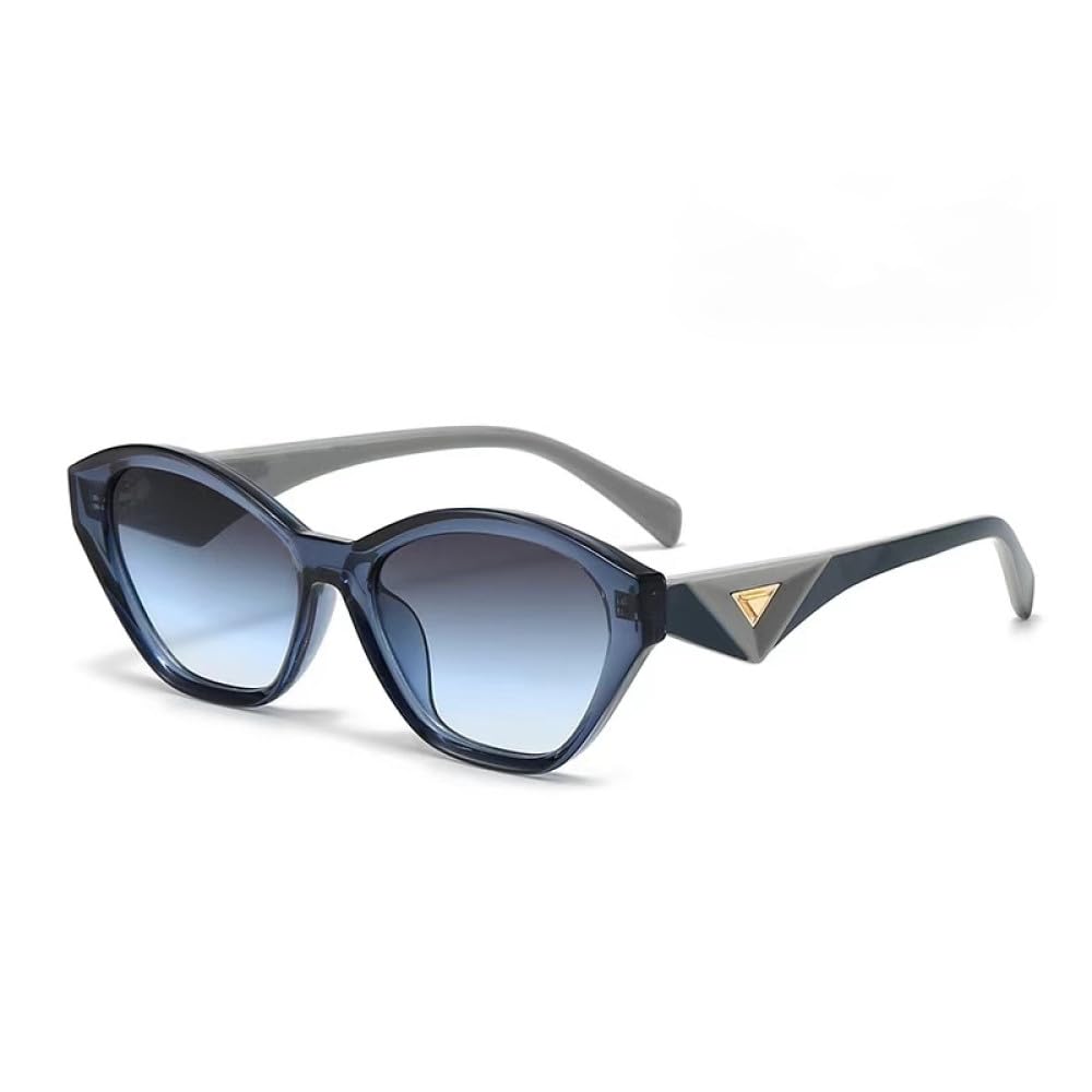 Sonnenbrille zum Angeln, Unisex, quadratisch, modische Sonnenbrille für Damen, UV400, Farbverlauf
