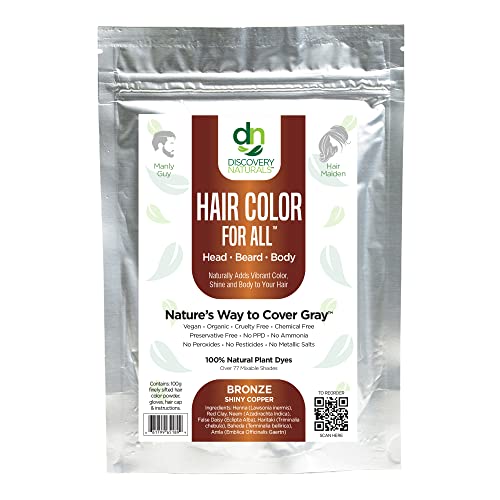 Red Henna Hair & Beard Color Kit Bronze Copper