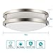 Drosbey 24W LED Ceiling Light Fixture, 10in Flush Mount Light Fixture, Ceiling Lamp for Bedroom, Kitchen, Bathroom, Hallway, Laundry Room, Super Bright 2200 Lumens, 5000K Daylight White