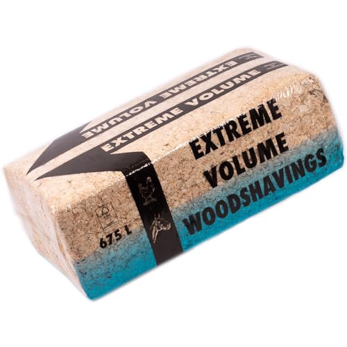Bau Handwerker Service 24 Hobelspäne Tiereinstreu 675 L Holzspäne Sägespäne für Pferde Vieh Kleintiere staubarm saugstark naturbelassen Einstreu für Stall Tierbox und Gehege