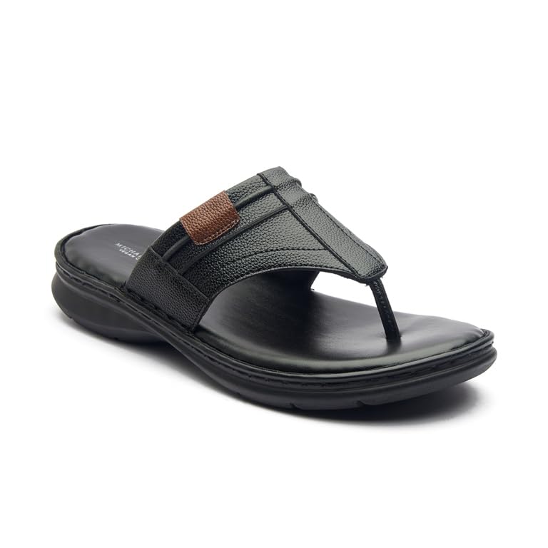 See full amazon price history chart for Michael Angelo Synthetic Leather Black V Strap Sandal Highly Comfortable Slippers for Men Michael Angelo Synthetic Leather Black V Strap Sandal Highly Comfortable Slippers for Men (B0CN2Z2XK8) Amazon Price History, Amazon Price Tracker