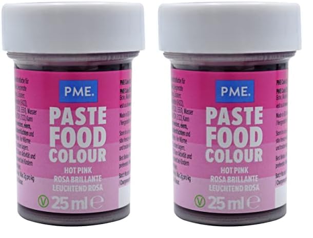 PME Colorante en Pasta Rosa Intenso 25 g (Paquete de 2)