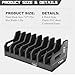 QIRANUI 8 Pistol Rack Soft Foam Pistol Rack for Gun Safe, Gun Cabinet, Durable Handgun Stand Organizer Accessories with Gun Slots, Compatible with Size Firearm, Revolver Pistols Holder ﻿