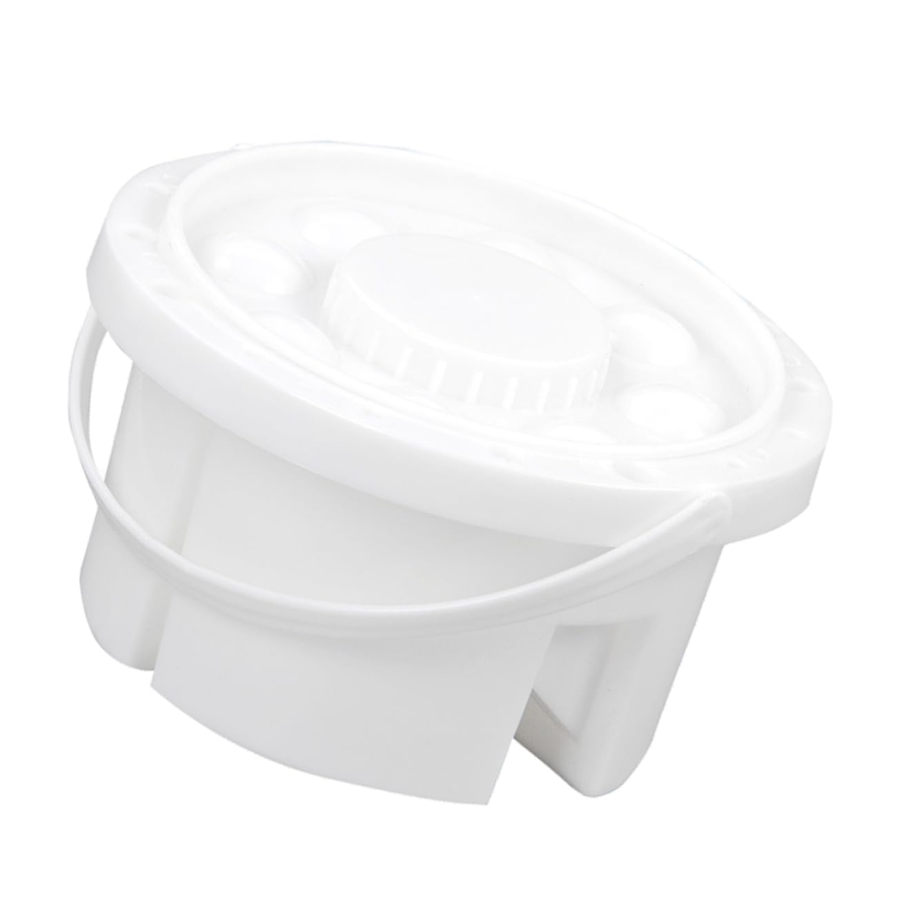 HOODANCOS Brush Washing Bucket for Art Supplies Watercolor Paint Palette Portable Durable