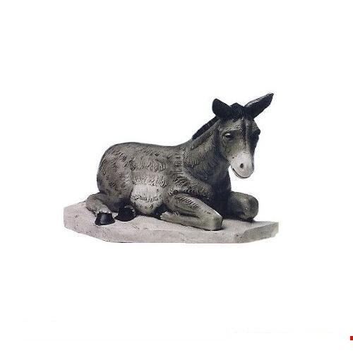 Statua in resina Asinello per presepe da Cm. 65