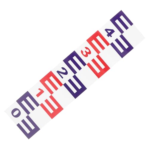 IWOWHERO Water Level Indicator Gauge Sticker Pool Water Level Tool Reflective for Night Visibility Easy to Install