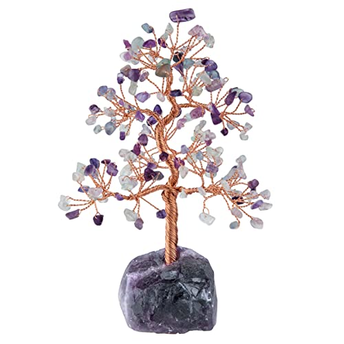 KYEYGWO Healing Crystal Tree on Amethyst Base - Image 2