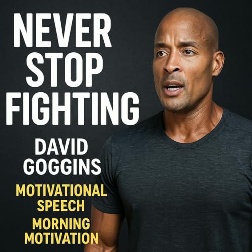 NEVER STOP FIGHTING - David Goggins Motivational Speech | Morning Motivation Podcast Por  arte de portada