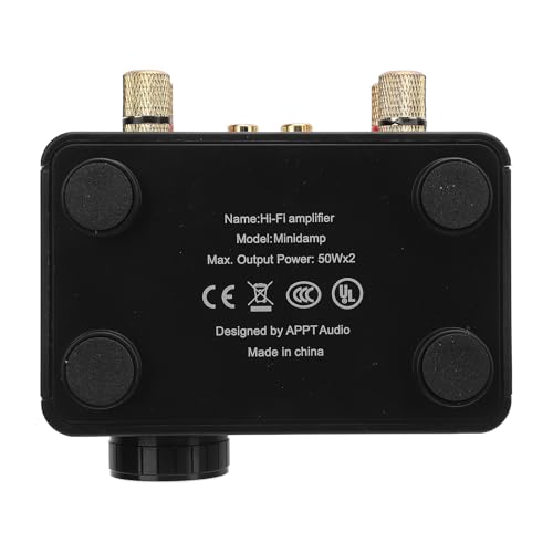 Luocute Wzmacniacz Mocy Bluetooth, 80 W X 2 Stereofoniczny Wzmacniacz Cyfrowy Bluetooth 5.0 Obsługa Karty Pamięci U Disk Dźwięk USB, dla Domu