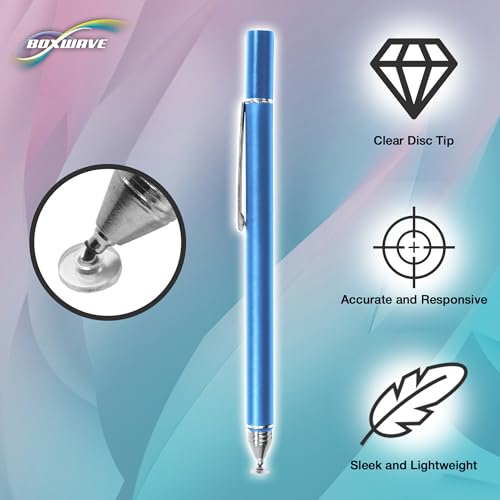 Image of BoxWave Stylus Pen Compatible with Nintendo Switch - FineTouch Capacitive Stylus, Super Precise Stylus Pen - Lunar Blue
