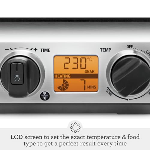 Breville BGR820XL Smart Grill, Brushed Stainless Steel