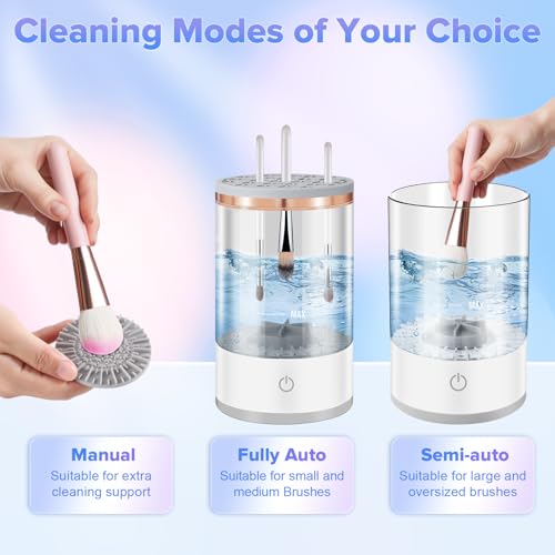 Electric-Makeup-Brush-Cleaner-Machine-Cosmetic-Brush-Cleaner-with-Makeup-Brush-Cleaner-Mat-Auto-Spinning-Makeup-Brush-Cleaning-Tool-Fits-for-All-Size-Makeup-Brush-Beauty-Tool-Gifts-for-Women-Travel