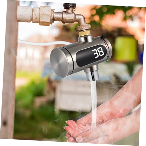 Chauffe-eau sans réservoir Toddmomy robinet eau chaude instantanée LED