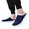 Diabetic Shoes Backless Trainers Women | Non Slip Slip-On Walking Shoes With Extra Wide Toe Box | Orthopedic Support Mules For Swollen Feet | Soft Breathable Clogs | Casual House Slippers Shoe #1