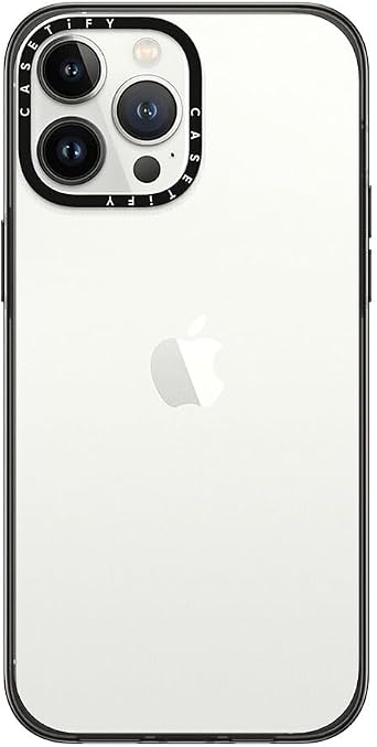 CASETiFY for iPhone 13 Pro Max Case - Compact Clear Black