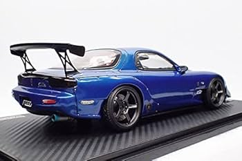 イグニッションモデル 1/18 FEED RX-7 FD3Sブルーメタリック Amazon | イグニッションモデル 1/18 FEED マツダ RX-7 (FD3S) ブルー
