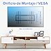 Soporte de Pared para TV de 26"-75", Inclinable ±15° VESA Máx. 600x400mm,...