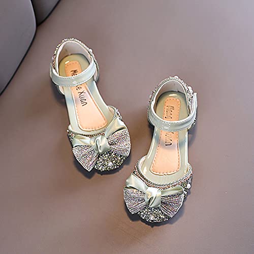 Boots Girls 7 and Summer Children Dance Shoes Girls Dress Show Princess Shoes Pearl Bowknot Hook Loop4