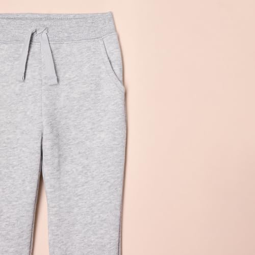 Image of Amazon Essentials Girls and Toddlers' Sweatpants with Elastic Waist and Drawstring, Multipacks