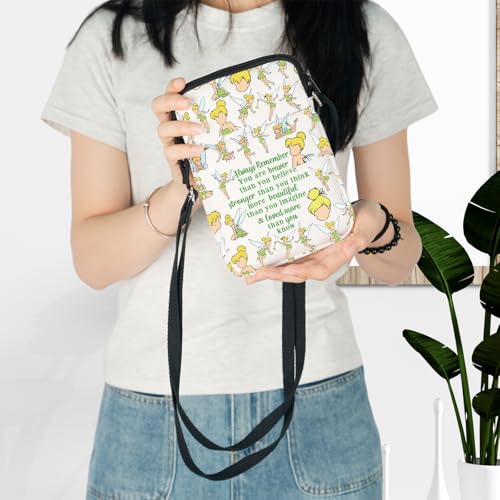 LEVLO Fairy Tale Crossbody Bag Fairy Pixie Fans Inspired Gift Little Fairy Tinker Shoulder Bag Fairy Pixie Merchandise3