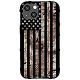 EGO TACTICAL Limited Edition Rugged Shield case Compatible with iPhone 11 Kryptek Nomad Camo Subdued US Flag Reversed