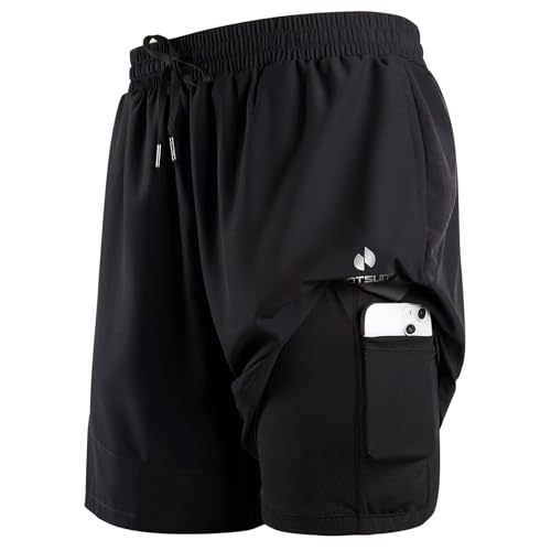 HOTSUIT Men's 2 in 1 Running Shorts 5