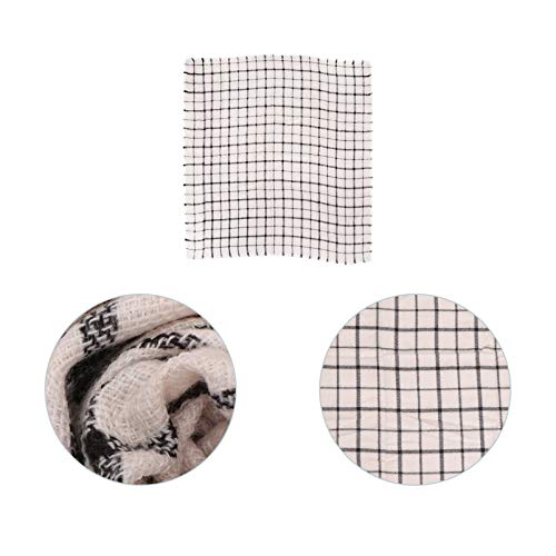 KESYOO LenÃ§o Feminino de Inverno LenÃ§o Xadrez LenÃ§os de Manta Grossa Manta Leve E Macia Manta Gro