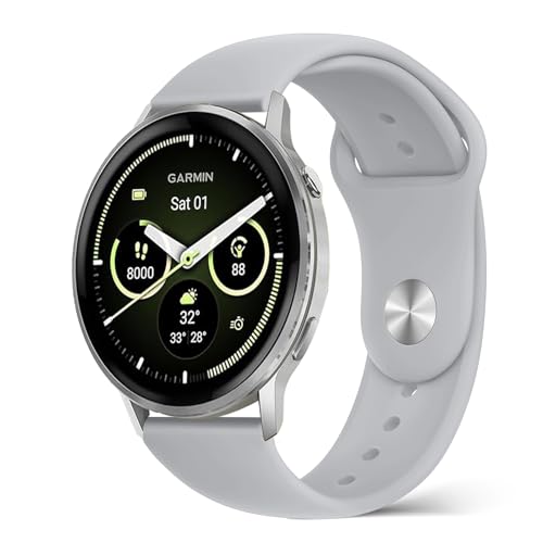 [PinnWaa] 22mm ���v�o���h Garmin Venu 4 45mm/Venu 3 45mm/2/Forerunner 570 47mm/265/255/Vivoactive 4/Active�Ή� �����x���g 22�~�� �K�[�~���p �X�}�[�g�E�H�b