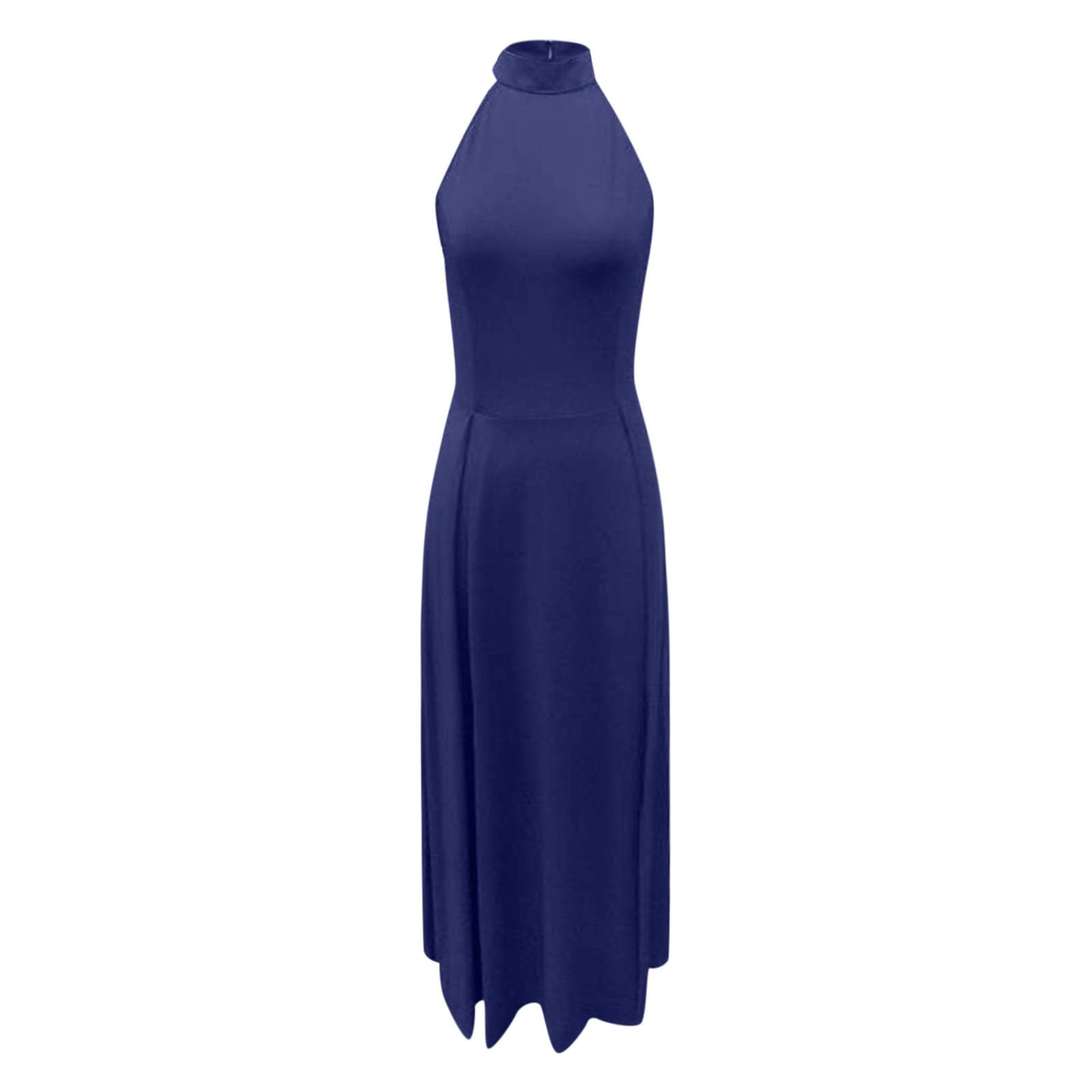 Generico Vestito da Cerimonia Donna Abito Sposa Matrimonio Sera Elegante Schiena Scoperta Civile Dress Corto Davanti Lungo Dietro Sexy Damigella Curvy Gonna Ampia Abiti