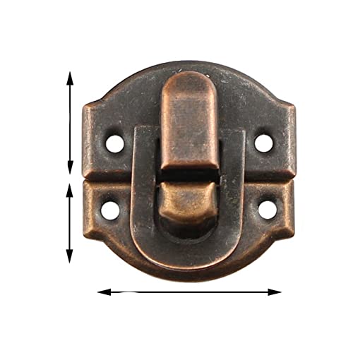 Produktbild von IWOWHERO 2 Stück Vintage Hasp Latch Aus Metall Mit Kette