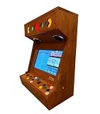 San-J bartop arcade rétro en teck, 2 joueurs, 4000 jeux photo 2