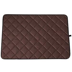 Levoberg Koelmat voor honden en katten uit Oxford, koeldeken voor honden en katten, 50*75cm, Koffie