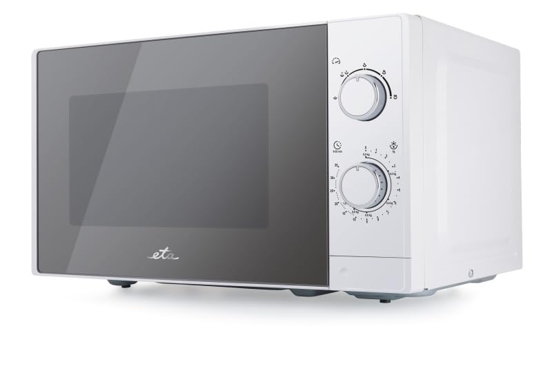ETA Marvello Mikrowelle I 20 L I 700 W I 5 Leistungsstufen I Auftaufunktion I Weiß