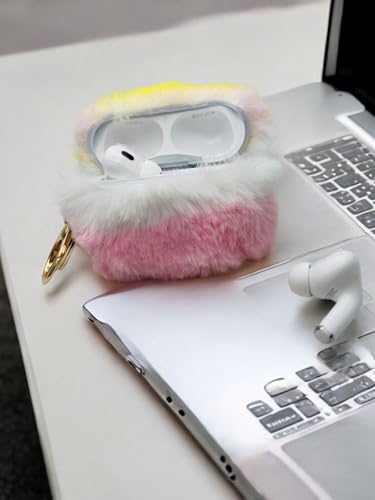 Image of SE HUB Earphone Case Cover Compatible with AirPods Case Cover | Soft Fur Skin Buds Full Protection Cover
