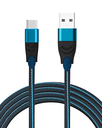 SMARTILIKE USB C Cable[2-Pack, 3.3Ft], Super-Fast Charging Cable Compatible for Samsung A71/A51/S20/S10/S9/S8, LG V50/V40/G9/G8X/G7 Plus, Moto G9/G8/G7 Plus,Oneplus N10/9T/8T/7T,Huawei,BLU and More