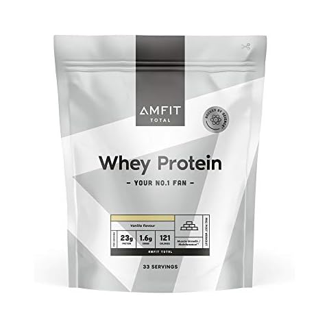 Amfit Nutrition Vanilla Whey Protein Powder Cover