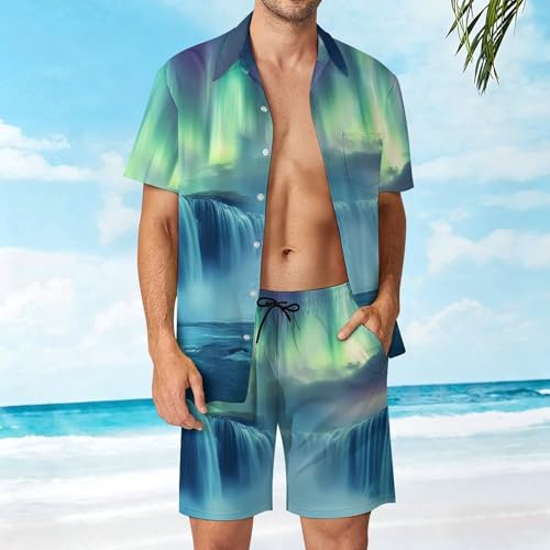 Camisa de botones y pantalones cortos para evitar el calor con estilo 4