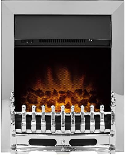 Adam Blenheim Electric Fire in Chrome : Amazon.co.uk: DIY u0026 Tools