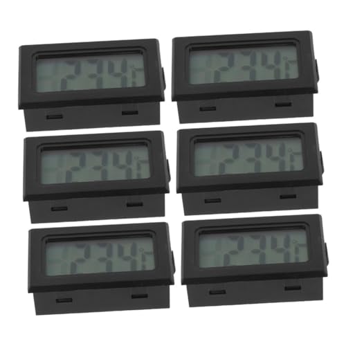 ADOCARN 6 Piezas Termómetro Digital con Pantalla y Alta Precisión para Medición Interior Exterior Industrial y Multifuncional para Entornos