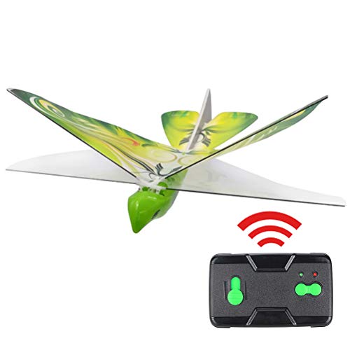 Gmuret Mini Forme d'oiseau de Drone, Jouets d'oiseaux télécommandés électroniques avec lumières LED, Cadeaux d'avions télécommandés pour Enfants...