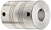Ruland PSMR19-6-4-A Set Screw Beam Coupling, Polished Aluminum, Metric, 6mm Bore A Diameter, 4mm Bore B Diameter, 19.1mm OD, 22.9mm Length, 1.58 Nm Nominal Torque