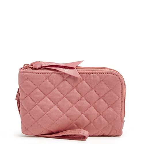 Image of Vera Bradley Women's Cotton Double Zip ID Case Wallet With RFID Protection