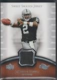 2007 Sweet Spot JaMarcus Russell Raiders Game Used Jersey Football Card