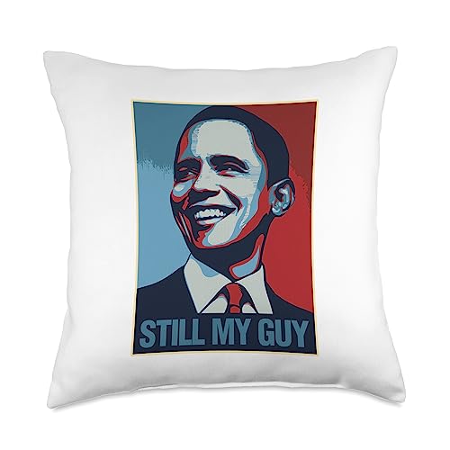 Obama Shirt Still My Guy Barack Obama Gift Throw Pillow