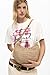 Imagen de Desigual bolso bandolera bolso de hombro Half Logo Raffia Bag Natural beige
