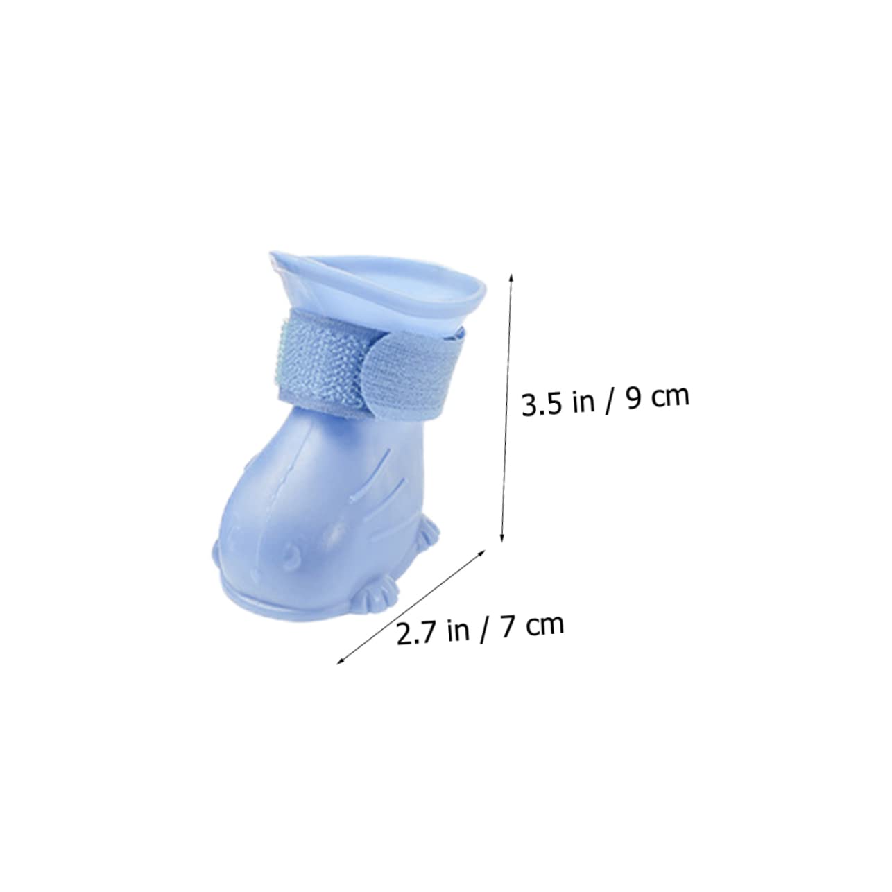 YARNOW 5 Set di Scarpe per Cani Stivali per Cani Protezioni per Zampe Scarpe Antipioggia per Cani per Tempo Umido 4 Pezzi*5