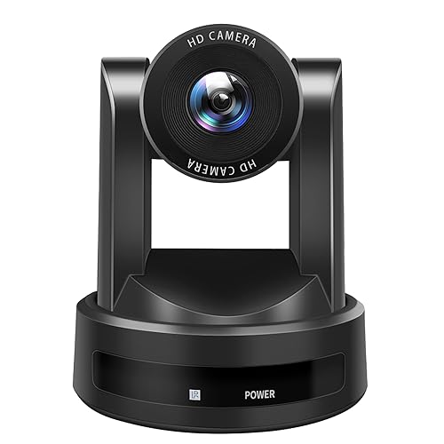 PTZ Camera 10X Optics Zoom with HDMI USB Network outputs Conference Cameras Support PTZ Control and IP Live Streaming Output for Conferencing, Church