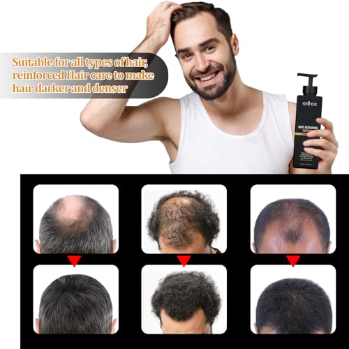 Shampoo 2 Stück, Root Activator Hair Growth Shampoo, Root Activator for Hair Faster Growing, Haarverdichtungs Grau glanz