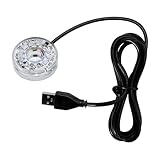 LED Aquarium Light, Colorful Submersible LED Light Waterproof USB Underwater Light for Aquarium Fish Tank