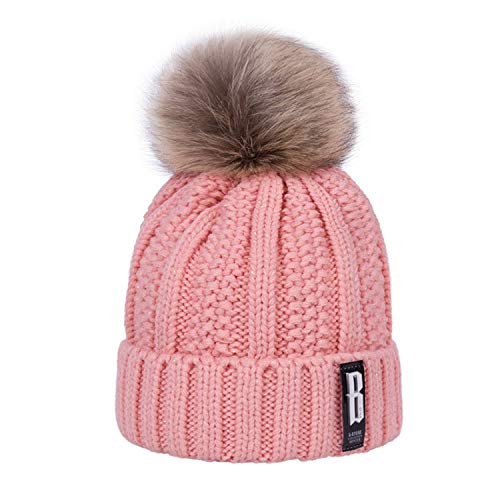 KKONION Set Winter Hat And Scarf Women Soft Beanies Hat Pompoms Hat Scarves